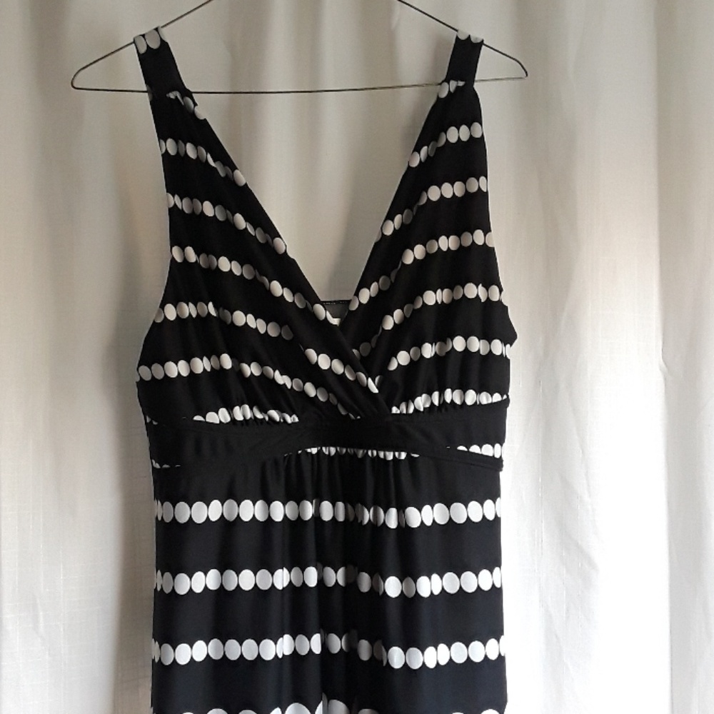 John Paul Richard Black & White Print Dress